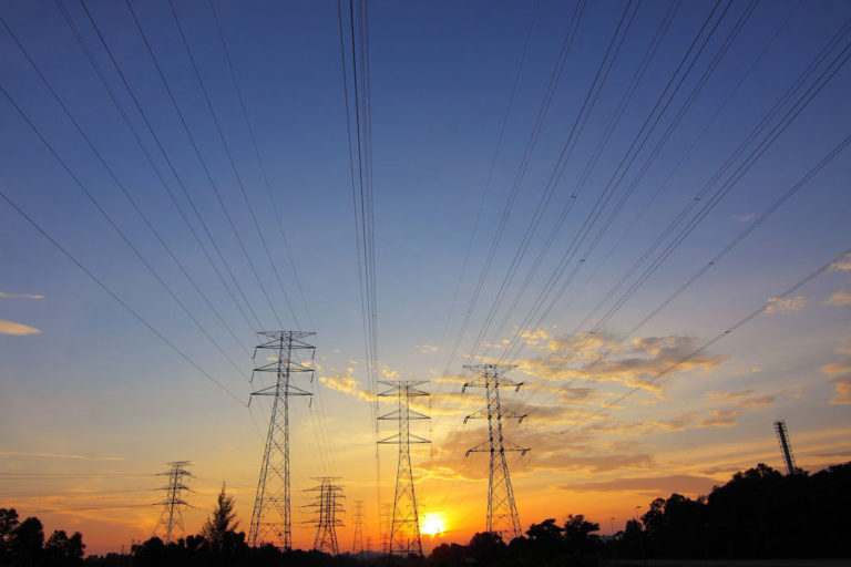 california power lines